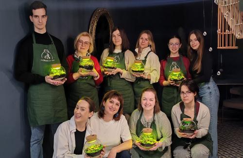 Флорариумы и мастер-классы со скидкой 10% от "Флорариум" в Бобруйске